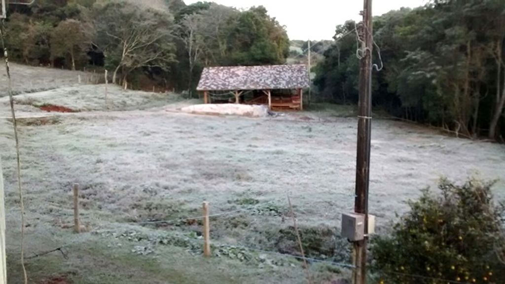 Temperaturas despencam e ficam na casa dos -2º em Joaçaba e Herval