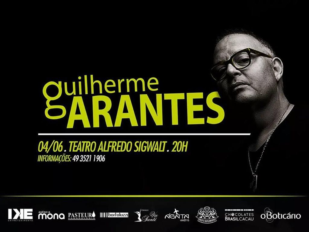 Guilherme Arantes se apresenta neste sábado, 04, no Teatro Alfredo Sigwalt