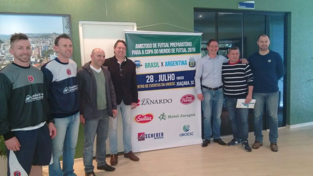 Amistoso entre Brasil X Argentina é lançado oficialmente em Joaçaba