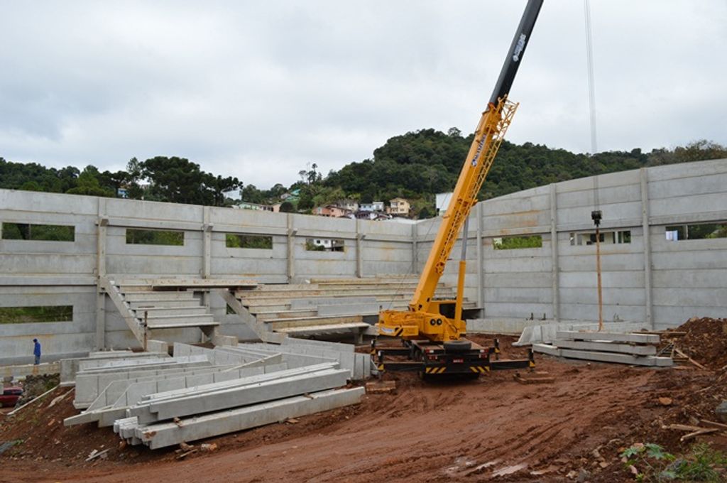 Ginásio do Santa Tereza deverá ser coberto na próxima semana