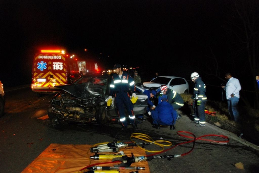 Acidente na BR-282 em Joaçaba envolve três veículos e deixa uma vítima fatal