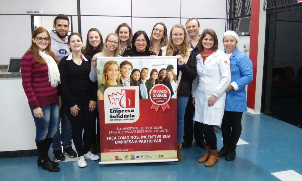 Projeto Empresa Solidária Impulsiona Doações de Sangue no Hemosc de Joaçaba