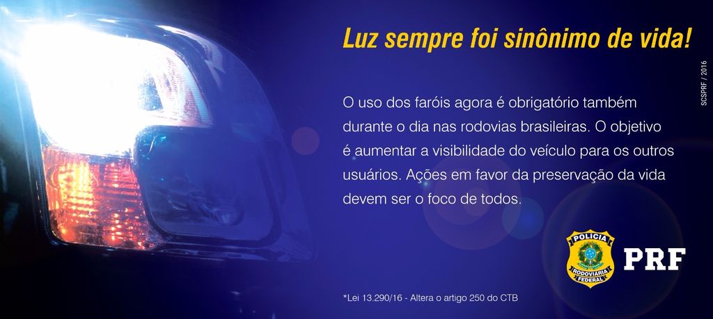 Lei dos faróis baixos durante o dia entra em vigor nesta sexta-feira, 08