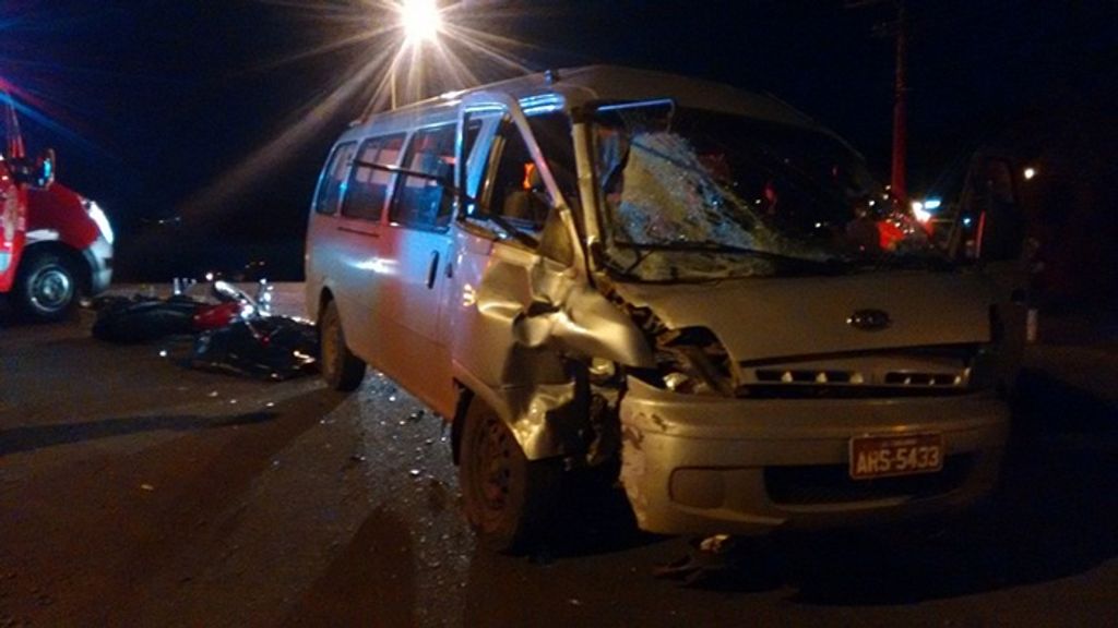 Motociclista morre após colidir com Van na SC-283 em Concórdia