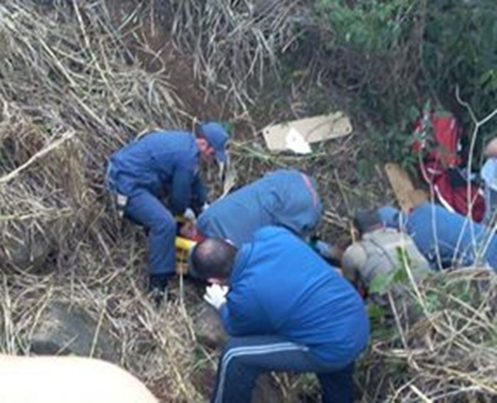 Jovem sofre fratura após queda de motocicleta em Piratuba