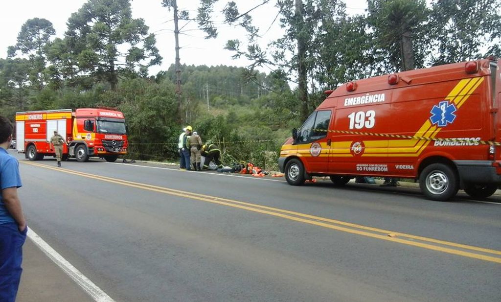 Homem morre em acidente na SC 355 entre Fraiburgo e Videira