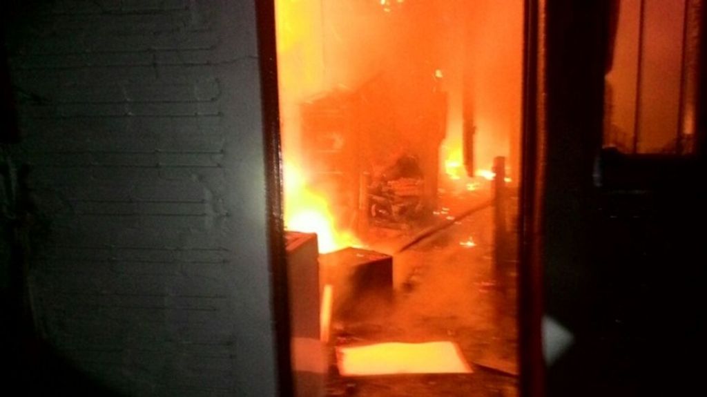 Incêndio destrói boate em Concórdia