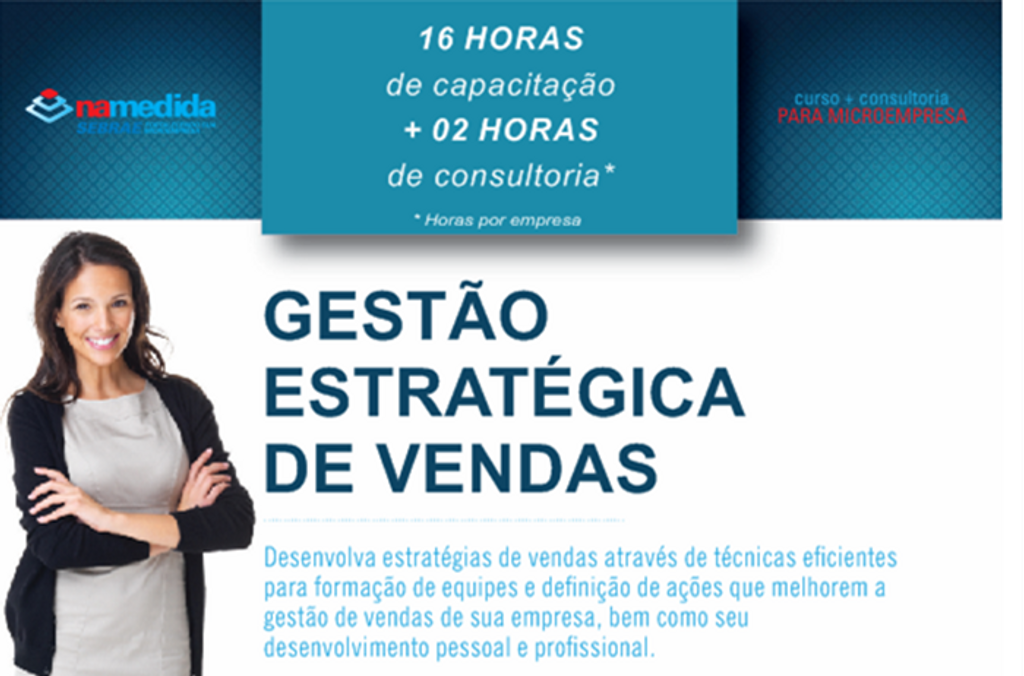 Sebrae realiza em Joaçaba curso sobre Gestão Estratégica de Vendas