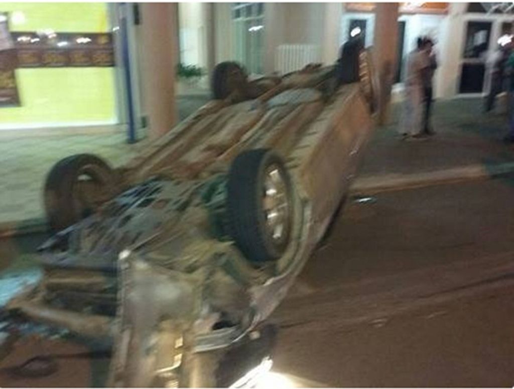 Motorista bêbado provoca acidente no centro de Campos Novos