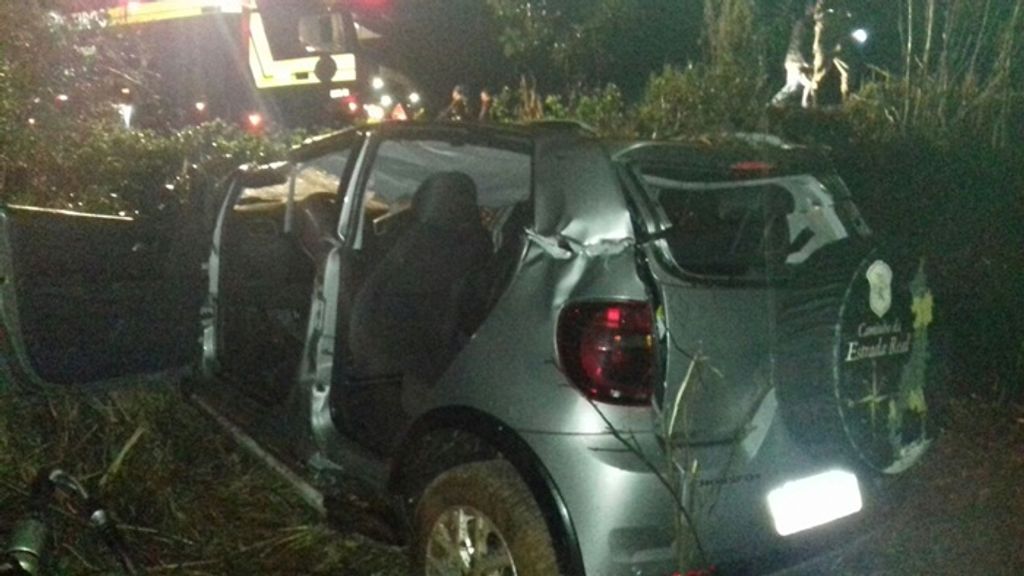 Criança morre em acidente na SC-390 no interior de Piratuba
