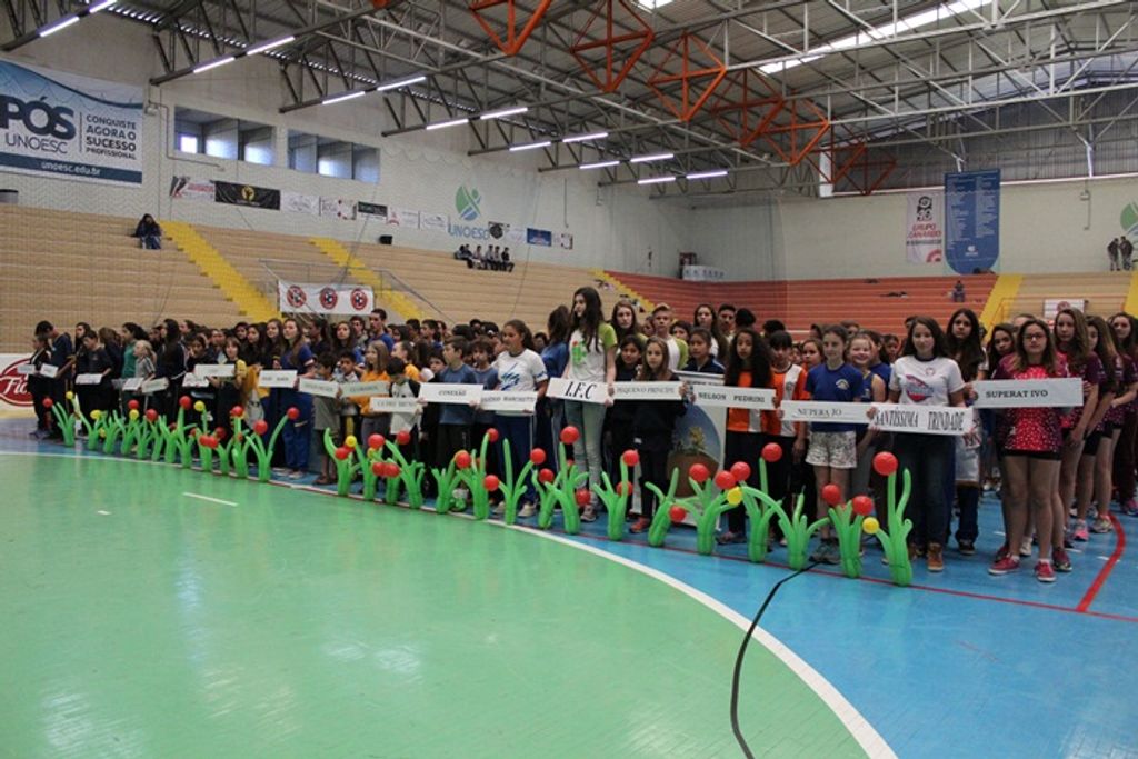 Realizada a abertura da 44º  Olimpíada Estudantil de Joaçaba, Herval D’Oeste e Luzerna (Oliejho)