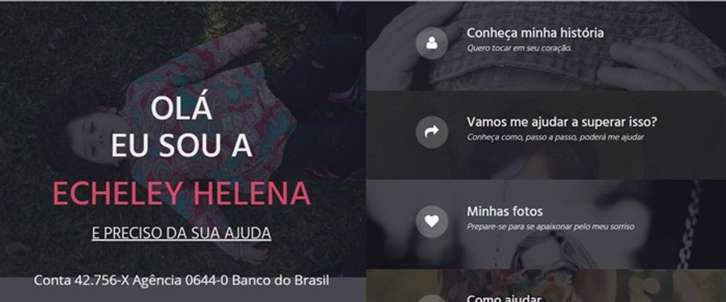 Book fotográfico solidário arrecadará doações para pequena Echeley