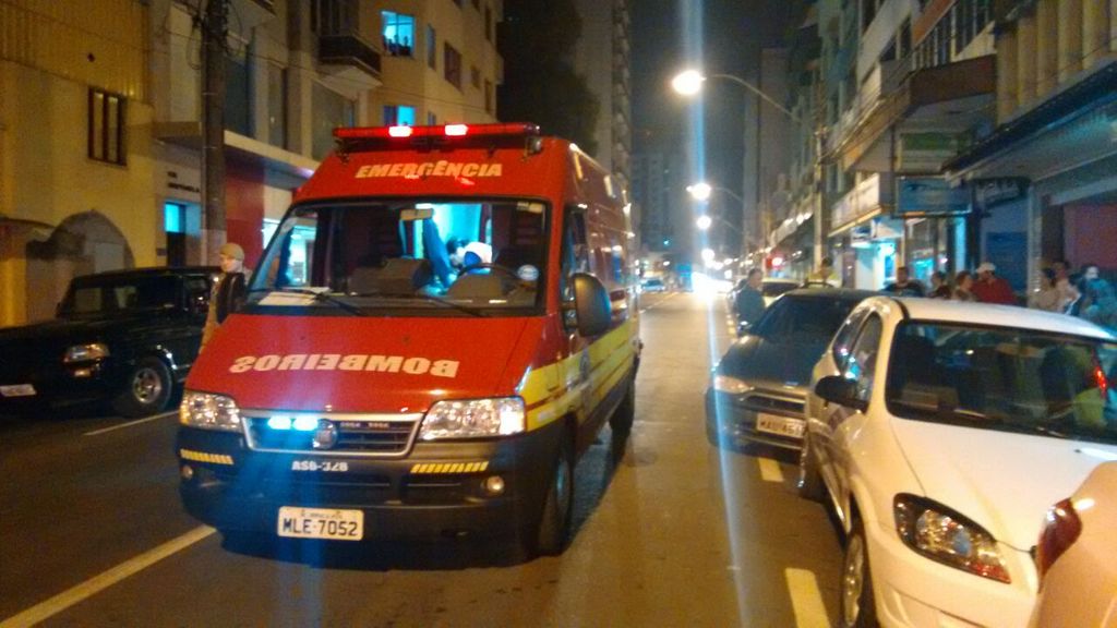 Motorista provoca acidente no Centro de Joaçaba e foge do local