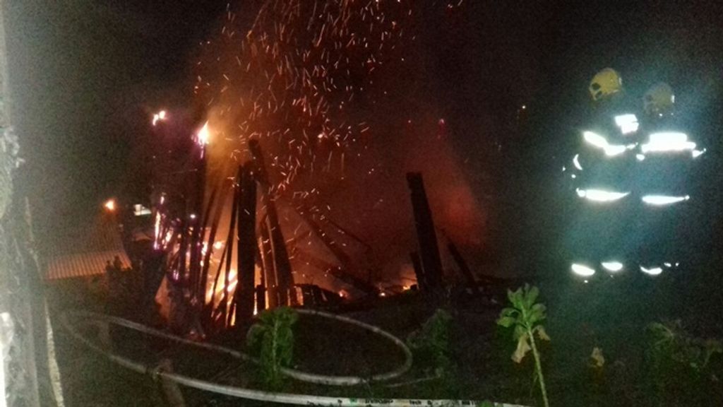 Incêndio de grandes proporções em Catanduvas