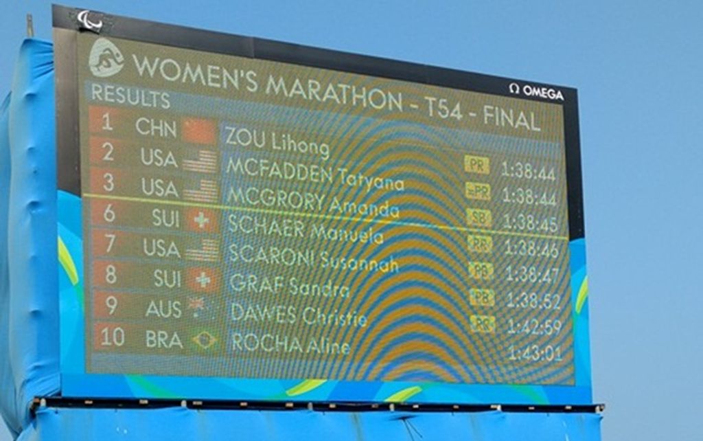 Chegando em 10ª na Maratona, Aline Rocha encerra sua participação nas Paralimpíadas 2016