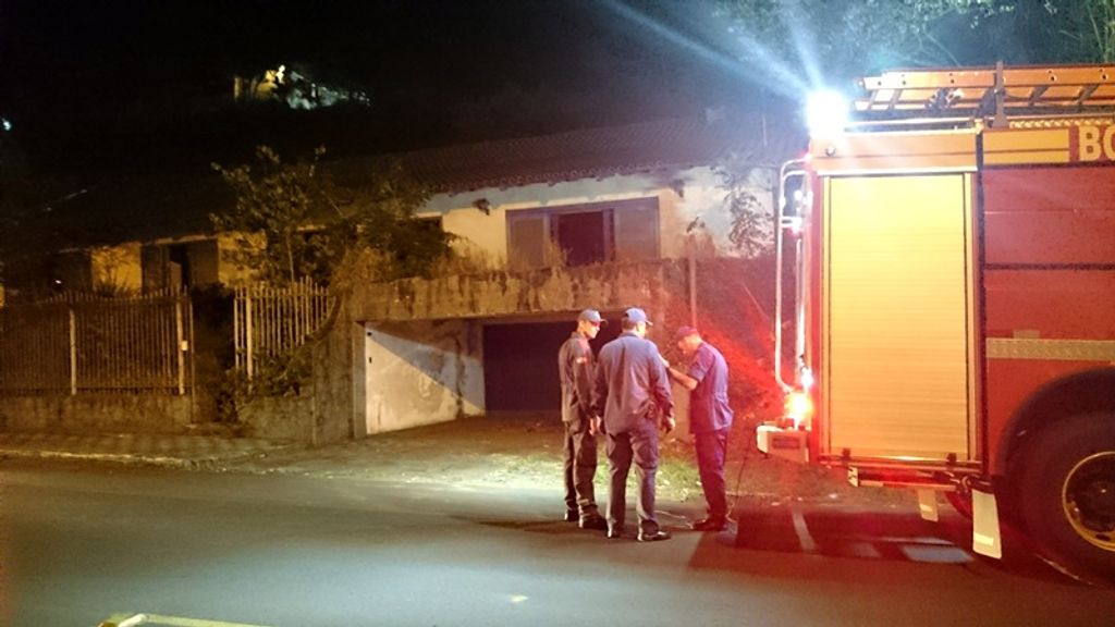Princípio de incêndio em Joaçaba