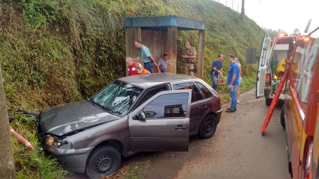 Veículo de Joaçaba se envolve em atropelamento com  três vítimas em Concórdia