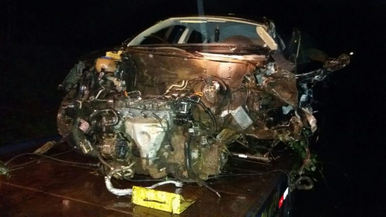 Acidente provoca uma morte na BR-282 no Oeste