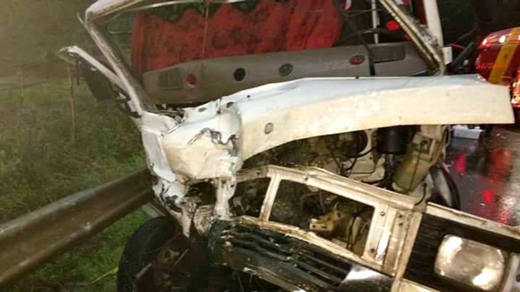 Carreta de Catanduvas se envolve em grave acidente na BR-153