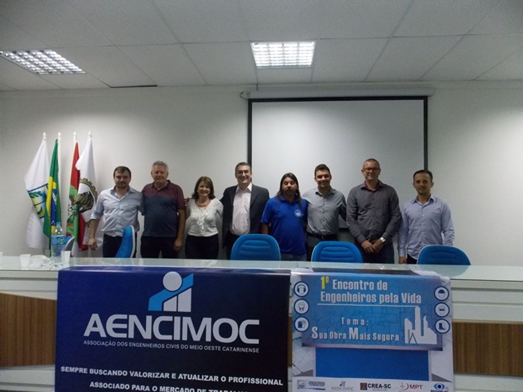 Segurança na execução das obras foi tema do 1º Encontro Engenheiros pela Vida em Joaçaba