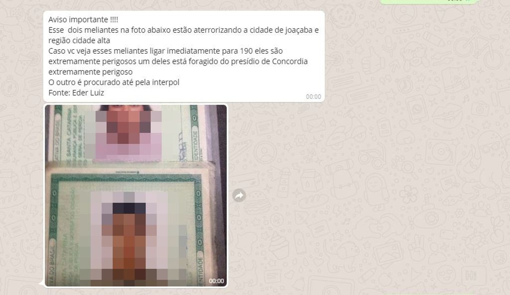 Boato que envolve o nome do Portal Éder Luiz espalhado pelo WhatsApp é falso