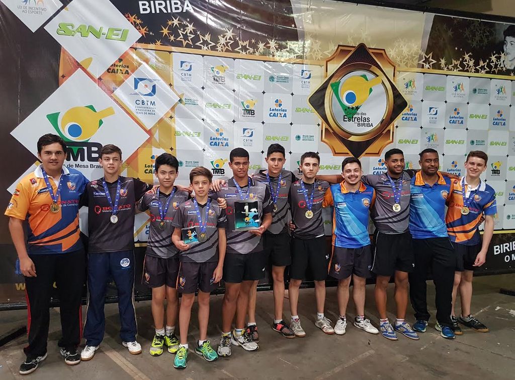 Atletas da Pró Tênis de Mesa de Joaçaba conquistam 7 medalhas no Campeonato Brasileiro