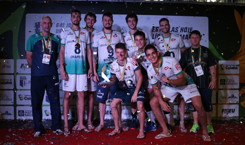 Unoesc conquista bronze no basquetebol e voleibol dos Jogos Universitários Brasileiros