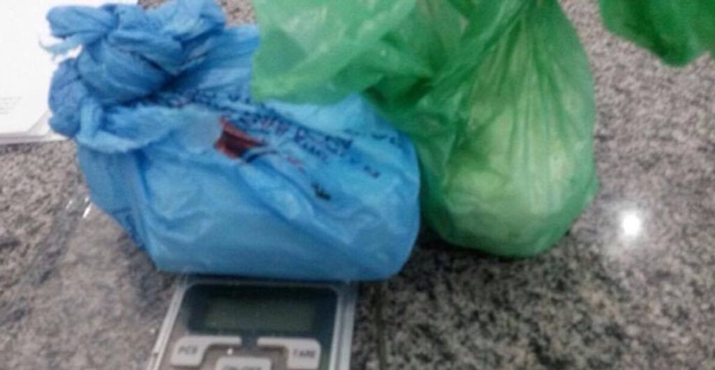 Polícia Militar e PRF apreendem 550 gramas de cocaína na BR 282