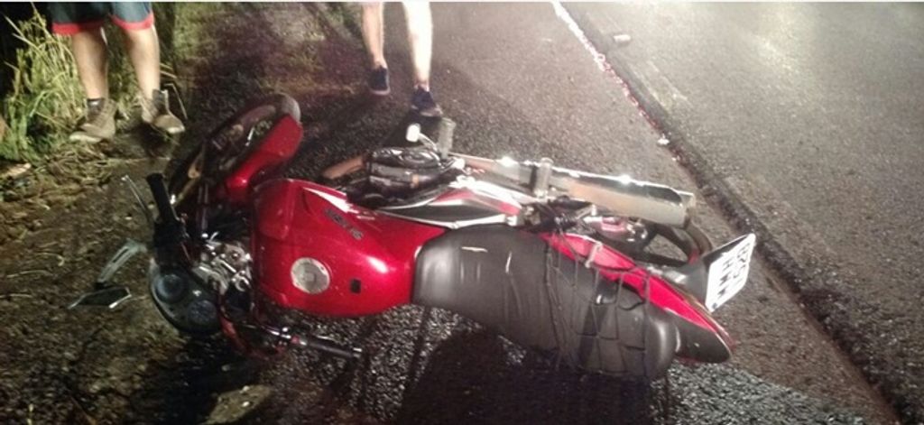 Homem tem a perna amputada em acidente de moto em Concórdia