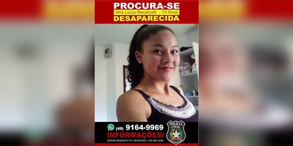 Adolescente está desaparecida em Campos Novos