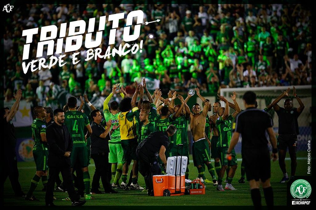 Chape convoca torcedores para Tributo Verde e Branco nesta quarta