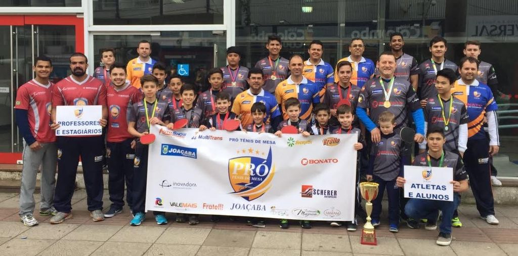 Pró Tênis de Mesa de Joaçaba já conquistou 85 medalhas estaduais, nacionais e internacionais em 2016