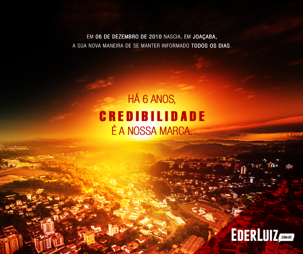 Portal Éder Luiz – 6 anos de conquistas com cada um de vocês!