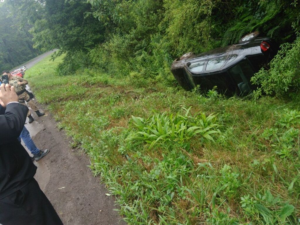 Motorista capota veículo na BR 282 em Joaçaba