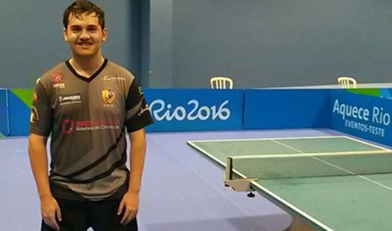 Joaçabense Daniel Godoi conquista vaga na Seleção Brasileira de Tênis de Mesa