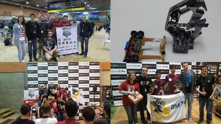 Acadêmicos da Unoesc participam de competição robótica e conquistam o 2º lugar