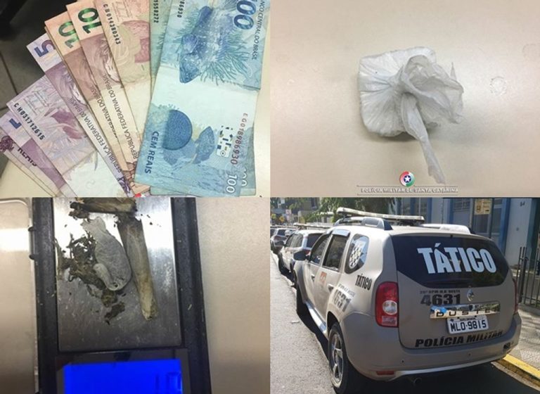 PM apreende drogas com suspeito de envolvimento com o PGC