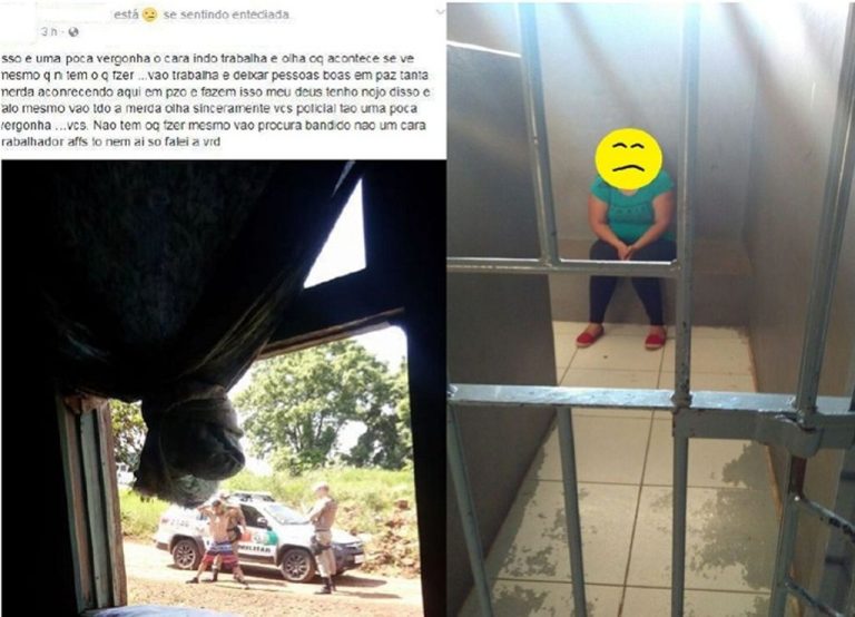 Mulher ofende policiais no Facebook e acaba detida