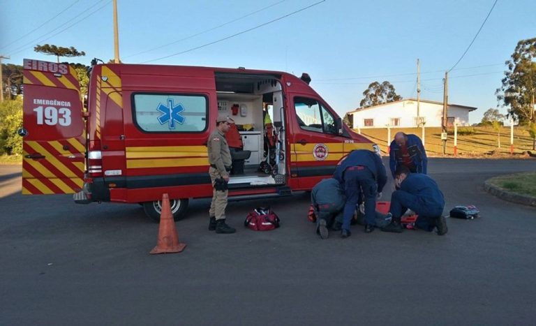 Mulher é atropelada nas proximidades da SERP em Catanduvas