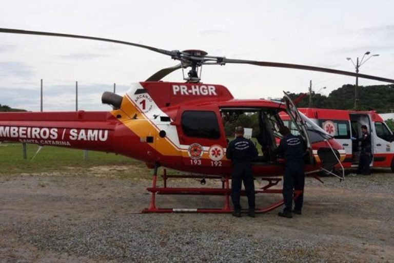 Homem joga gasolina e ateia fogo na mulher e no filho em Blumenau