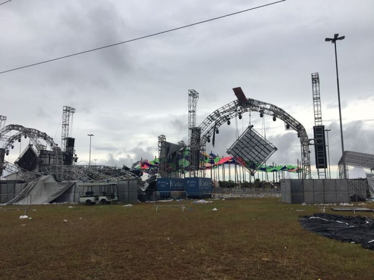 Desabamento de palco em festa rave causa morte e deixa feridos no Rio Grande do Sul