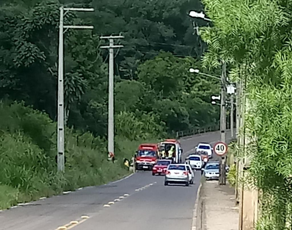 Motociclista fica ferido após sofrer acidente em Herval d´Oeste