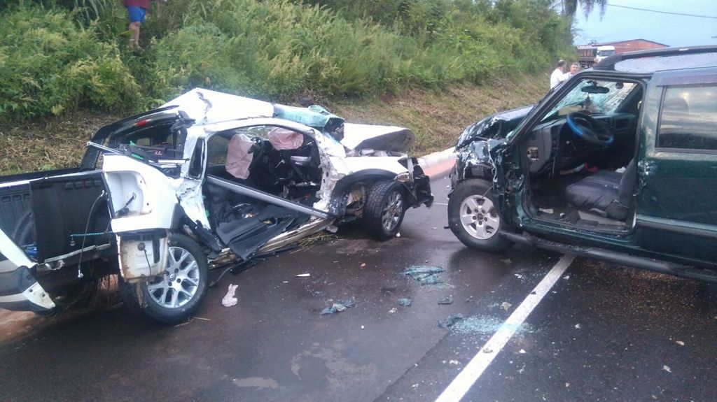 Acidente provoca duas mortes na BR-282 em Cordilheira Alta
