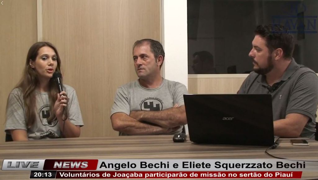Live News – Voluntários de Joaçaba participarão de missão no sertão do Pauí