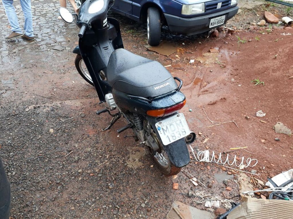 PM recupera motocicleta furtada em Joaçaba e prende autor do furto