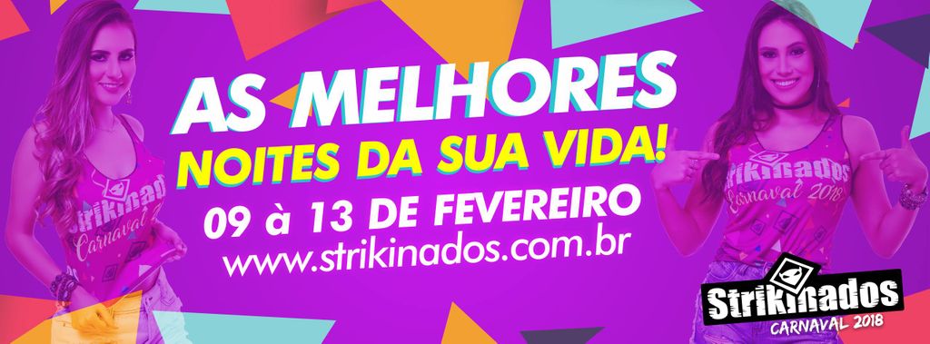 Novidade para os foliões do bloco Strikinados