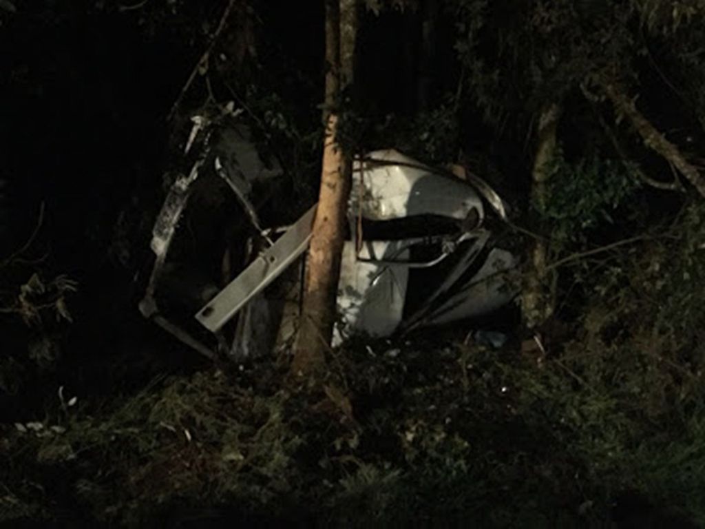 Saída de pista é registrada na BR 282 em Catanduvas