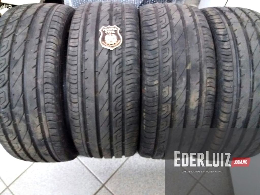 Polícia Civil recupera pneus comprados com dinheiro furtado de cofre em Joaçaba