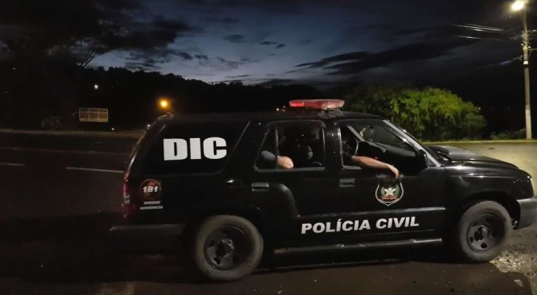 Live News acompanha operação contra o tráfico em Joaçaba