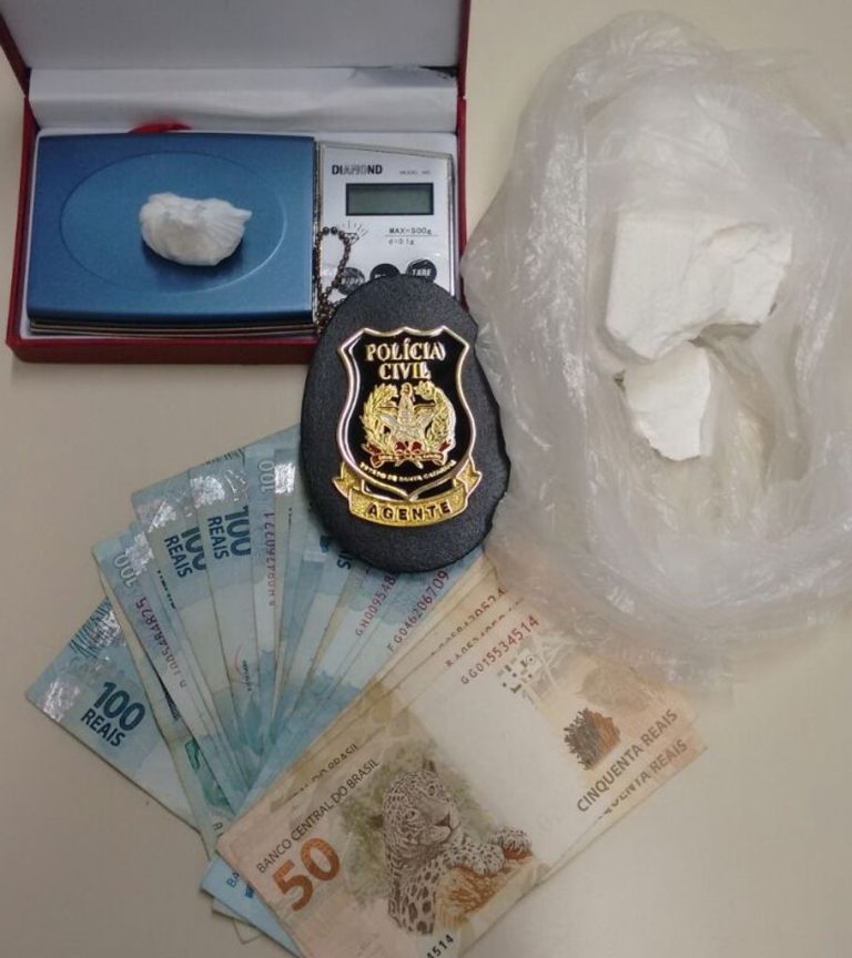 Polícia Civil prende casal que vivia do tráfico de drogas em Joaçaba